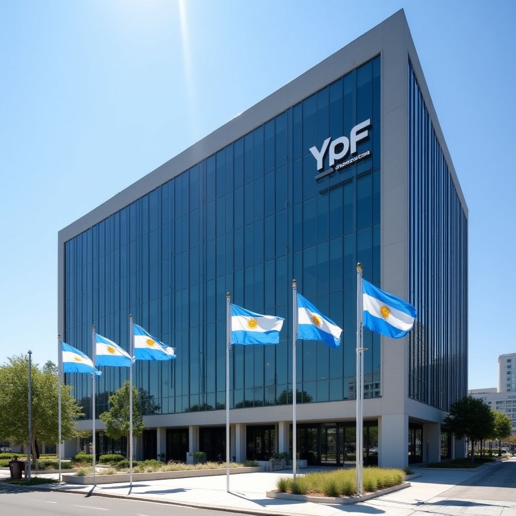 Sede central de YPF en Buenos Aires